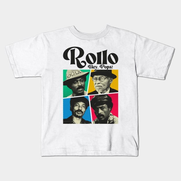 rollo Hey Pops Kids T-Shirt by sepatubau77